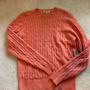 Peter Millar Men's 100% Cashmere Cable Knit Sweater